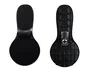 Q-connect Reposabrazos Ergonómico con Alfombrilla de Ratón y Apoyo de Muñeca Color Negro 220x140x480 mm
