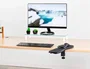 Q-connect Reposabrazos Ergonómico con Alfombrilla de Ratón y Apoyo de Muñeca Color Negro 220x140x480 mm