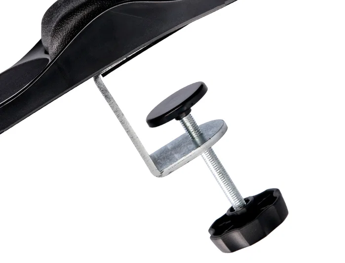 Q-connect Reposabrazos Ergonómico con Alfombrilla de Ratón y Apoyo de Muñeca Color Negro 220x140x480 mm