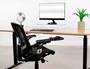 Q-connect Reposabrazos Ergonómico con Alfombrilla de Ratón y Apoyo de Muñeca Color Negro 220x140x480 mm