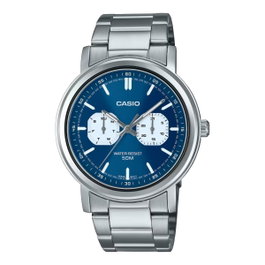 Casio MTP-E335D-2E1VDF con esfera azul y correa de acero