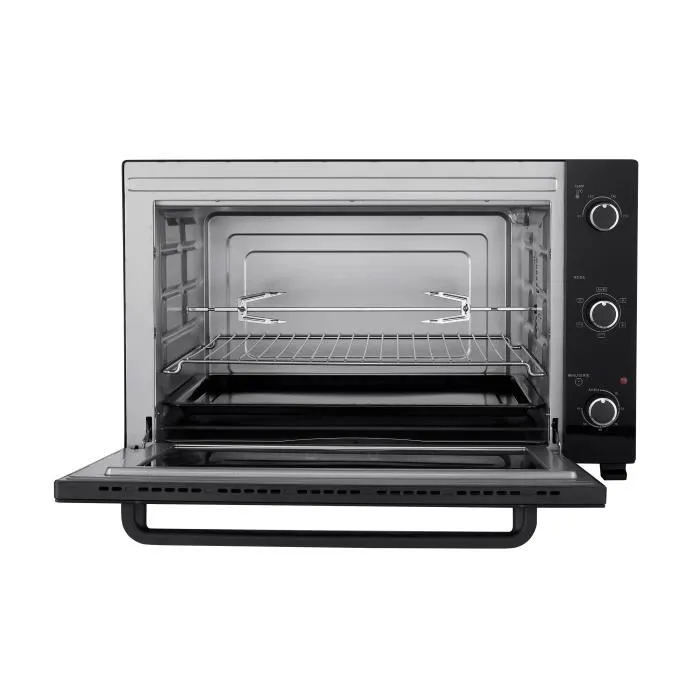 Continental Edison Horno Eléctrico Mini Ventilador CEMF80B Negro 68x42,8x48 cm