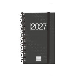 Finocam Agenda Anual 2027 Espiral Basic Year Negro