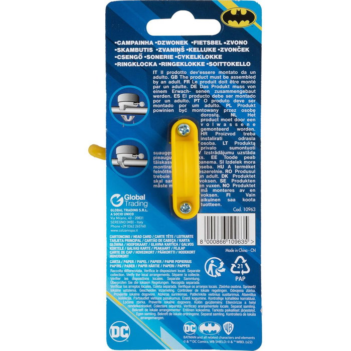 Licensing Timbre de Bicicleta Infantil Batman