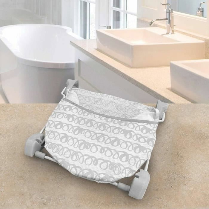Ingenuity Asiento de baño plegable para bebé gris Ingenuity Asiento de baño plegable para bebé gris