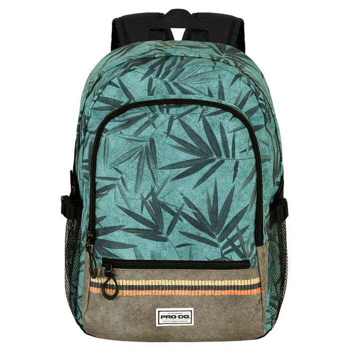 Pro-Dg Mochila Fight FAN 2.0 Bamboo Negra Multicolor Urbana Ligera para Dispositivos Electrónicos 44x31x18cm