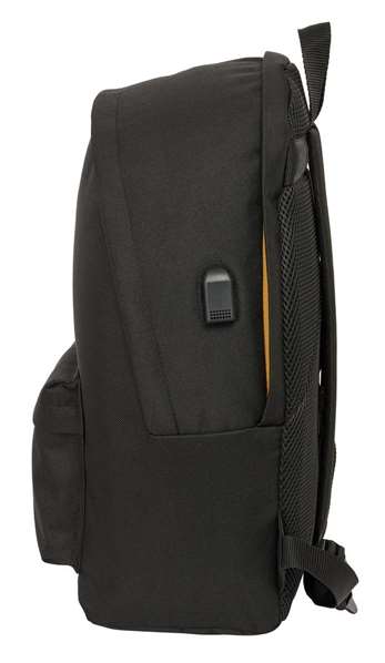 Mochila para Portátil Kings League KINGS LEAGUE "ULTIMATE MÓSTOLES" Negro 31 x 44 x 18 cm