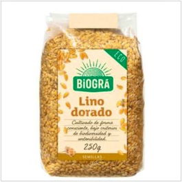 BIOGRA Semillas de Lino Dorado Ecológico 250gr