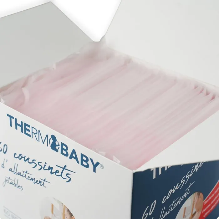Thermobaby Caja de 60 Discos Absorbentes Desechables para Lactancia - AAABT76288
