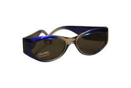 Benetton Gafas de sol Óvalo azul Unisex