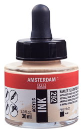 Amsterdam Tinta Acrílica Amarillo Nápoles Rojo Claro 292 de 30 ml