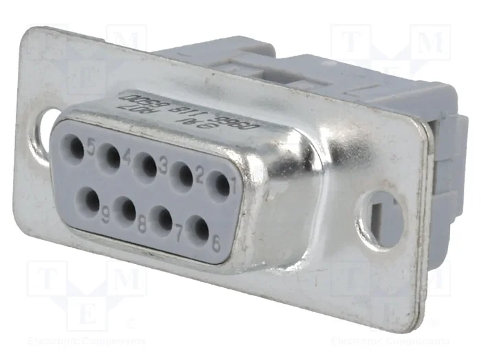 HARTING Conector D-Sub hembra de 9 pines recto IDC HARTING Conector D-Sub hembra de 9 pines recto IDC
