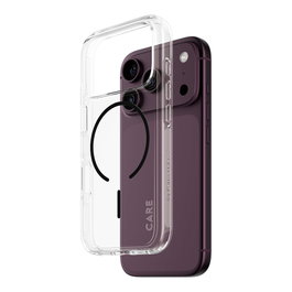 PanzerGlass Urban Explorer Case transparente m. negro MagSafe para iPhone 17 Pro