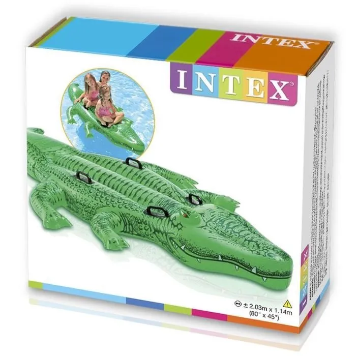 Intex Figura Hinchable Cocodrilo 203X114 Cm