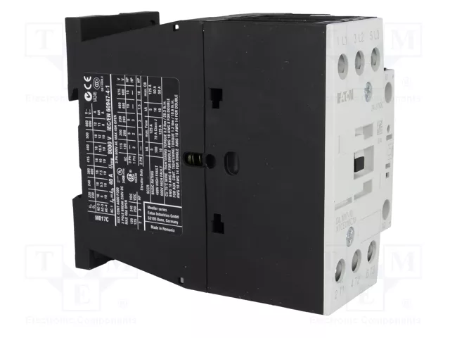 EATON ELECTRIC Contactor DILM17 3-polar 17A 24VDC