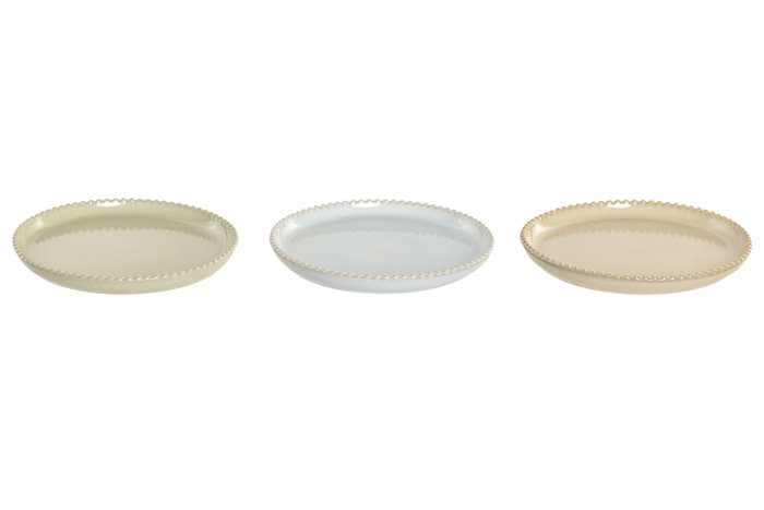 DKD Home Decor Platos de Gres Jiahua 26 Surtidos
