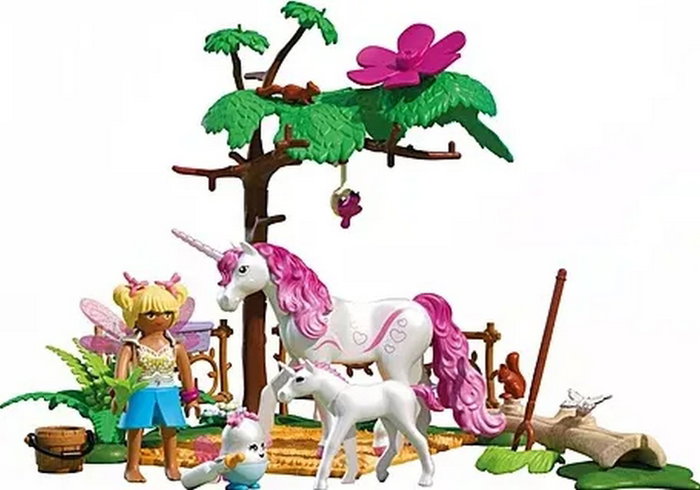 Playmobil Establo Mágico Unicornio para Mamá y Potro