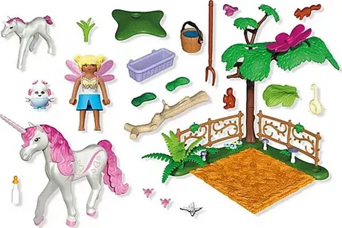 Playmobil Establo Mágico Unicornio para Mamá y Potro