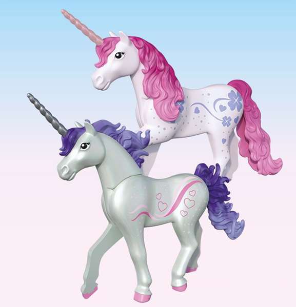 Playmobil Establo Mágico Unicornio para Mamá y Potro