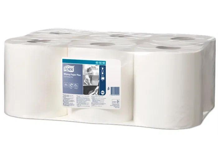 Tork Rollo de Papel Secamanos 2 Capas, 150.2 m, 429 Hojas, Blanco, 19 g/m2, para Dispensador M2, Ecolabel