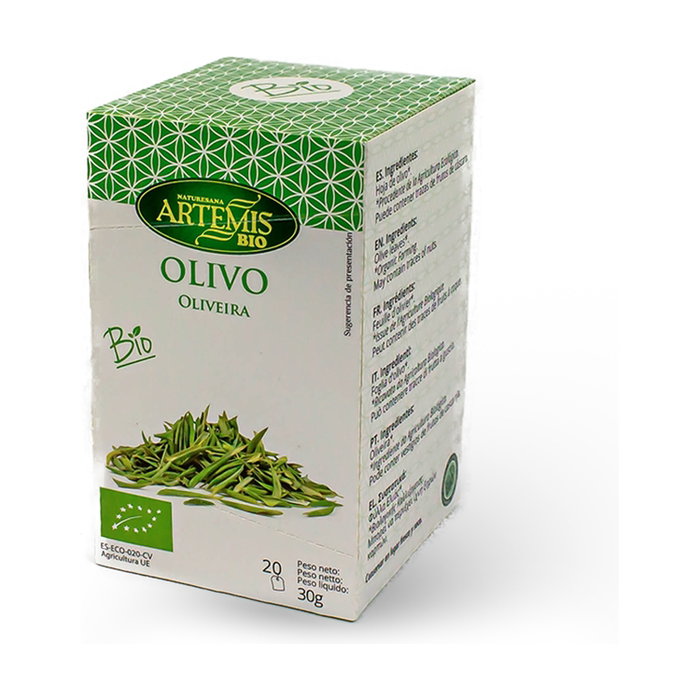Artemis Infusión de olivo Bio 20 bolsitas infusoras Artemis Infusión de olivo Bio 20 bolsitas infusoras