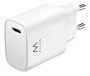 Ewent EW1320_R1 Cargador USB-C 20W Carga Rápida PD 3.0 PPS Blanco Compatible con iPhone 15/14 y Android GaN Compacto