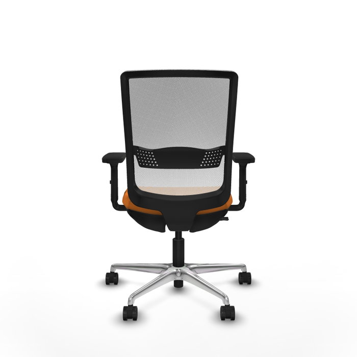 PIQUERAS Y CRESPO Silla de oficina Haches con mecanismo Sincro/Traslack Naranja y Blanco PIQUERAS Y CRESPO Silla de oficina Haches con mecanismo Sincro/Traslack Naranja y Blanco