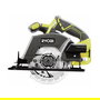 Ryobi R18CSP-0 Sierra Circular a Batería, 18V, Profundidad de Corte 4,5cm (90°) / 3,2cm (45°), Apta para Madera, 4700 RPM