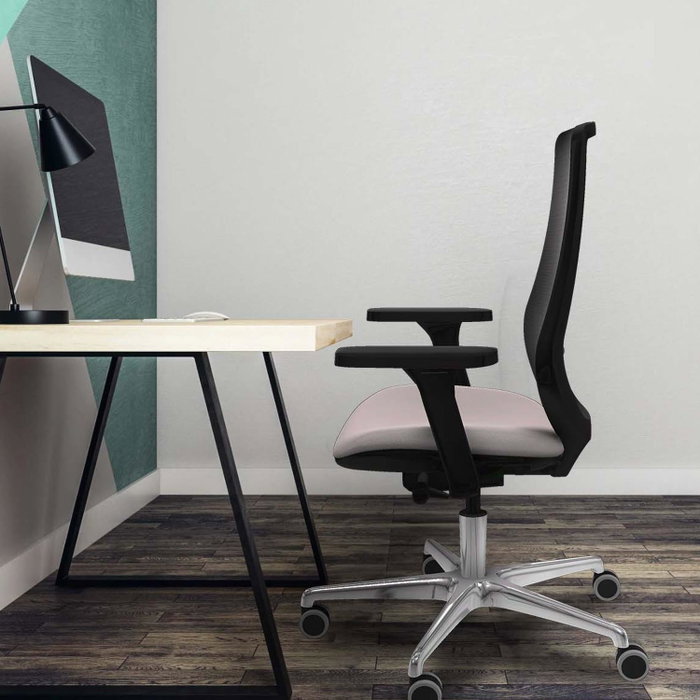 PIQUERAS Y CRESPO Silla de oficina Mardos con mecanismo Sincro/Traslack, Gris y Negro PIQUERAS Y CRESPO Silla de oficina Mardos con mecanismo Sincro/Traslack, Gris y Negro