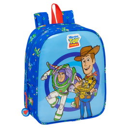 Safta Mochila Guardería Adaptable Carro Toy Story "Good Vibes" 22x27x10 cm - Mochila Infantil