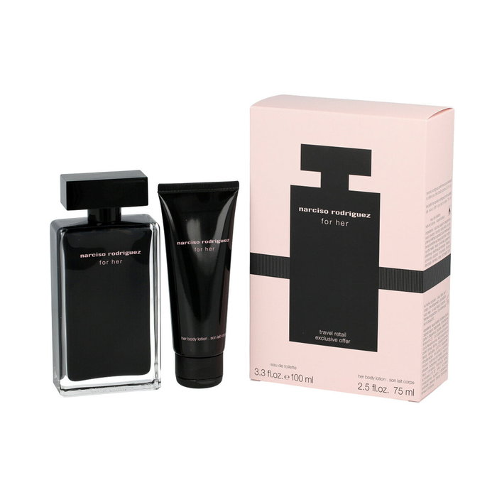 NARCISO RODRIGUEZ For Her Eau de Toilette 100 ml y Loción Corporal 75 ml