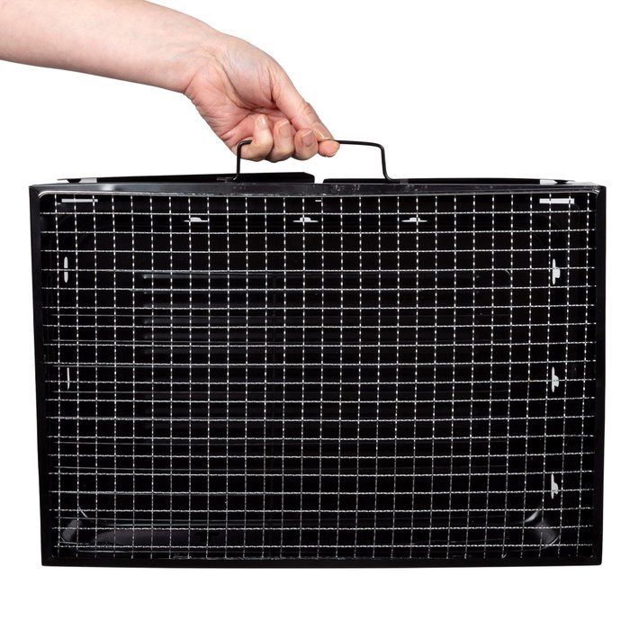 Aktive Barbacoa portátil plegable rectangular negra