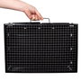 Aktive Barbacoa portátil plegable rectangular negra