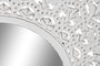 DKD Home Decor Espejo Mango MDF 89x89 Decapé Blanco