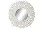 DKD Home Decor Espejo Mango MDF 89x89 Decapé Blanco