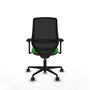 PIQUERAS Y CRESPO Silla de oficina Mardos Verde con mecanismo Sincro/Traslack
