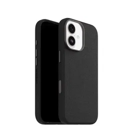 OtterBox Symmetry Cactus Leather Series para Apple iPhone 17, Noir Ash