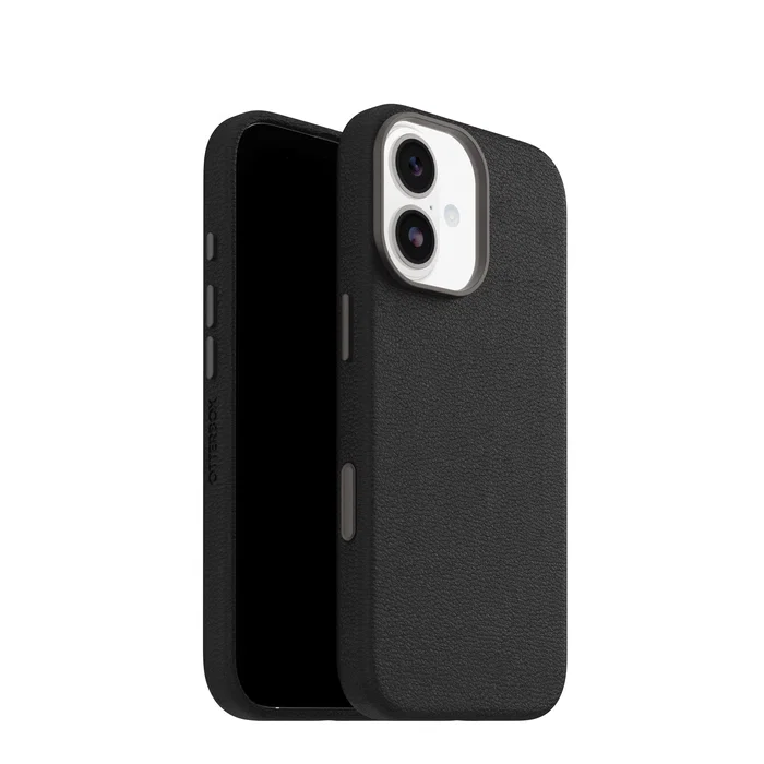 Otterbox Symmetry Cactus Leather para iPhone 17 - Noir Ash - Black Otterbox Symmetry Cactus Leather para iPhone 17 - Noir Ash - Black
