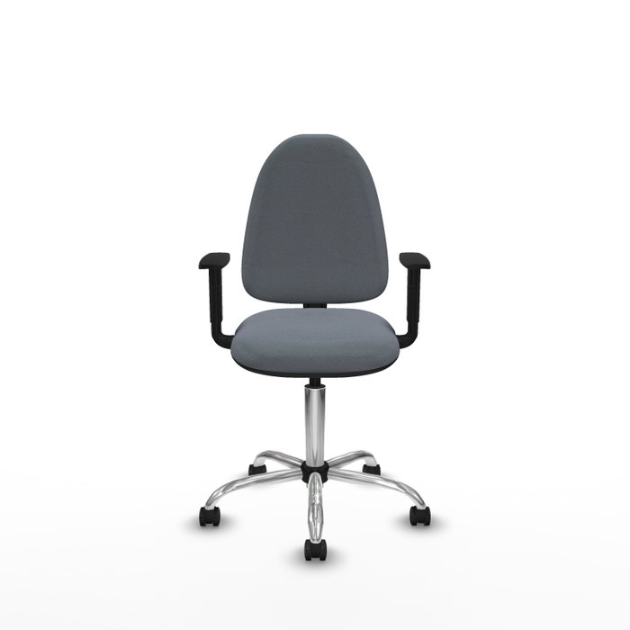 PIQUERAS Y CRESPO Silla de oficina Aýna Gris con mecanismo de doble maneta PIQUERAS Y CRESPO Silla de oficina Aýna Gris con mecanismo de doble maneta