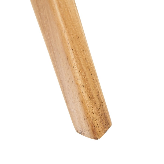 Butaca Beige Madera Teca-Piel 74 X 78 X 75 cm Butaca Beige Madera Teca-Piel 74 X 78 X 75 cm