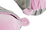 DKD Home Decor Cojín de Viaje con Capucha Rosa Poliéster 30x10x32 cm