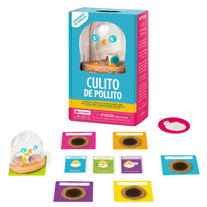 Asmodee Culito De Pollito Ekihucb01Es - Juego de cartas en español, +4 años Asmodee Culito De Pollito Ekihucb01Es - Juego de cartas en español, +4 años
