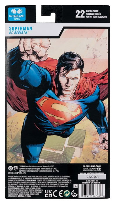 McFarlane Toys DC Multiverse Figura Superman (Rebirth) (Blister Card) 18 cm McFarlane Toys DC Multiverse Figura Superman (Rebirth) (Blister Card) 18 cm