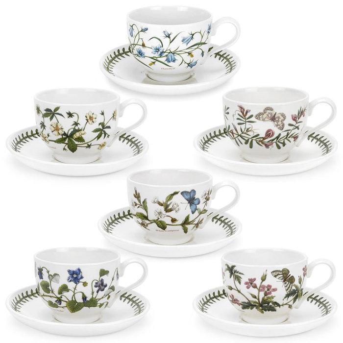 Portmeirion Taza Desayuno Con Plato 280 Ml Botanic Garden (6 Unidades)