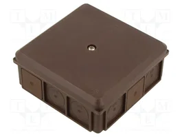 SIMET Caja de Conexiones de Pared IP55 con Diafragmas de Membranas Marrón