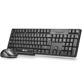 NGS Euphoria Kit Pack Teclado Inalámbrico USB Portugués + Ratón Inalámbrico USB 1200 DPI 3 Botones Ambidiestro