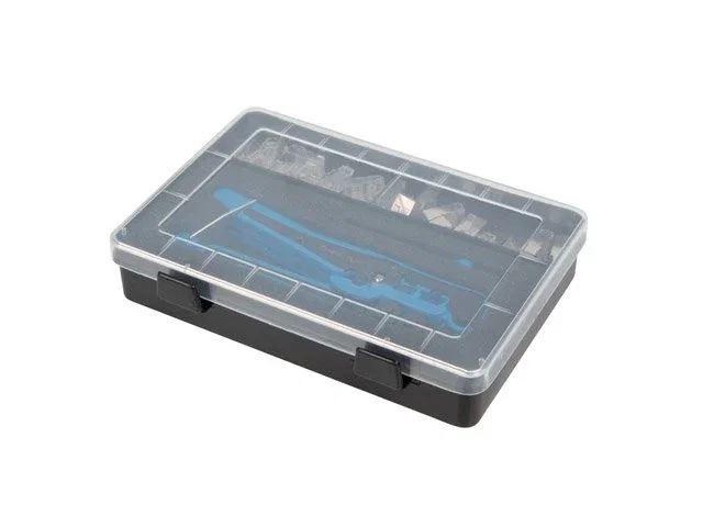 Lanberg NT-0303 Kit de Herramientas Crimpadora con Conectores RJ45 para Redes RJ-11/RJ-12/RJ-45, Incluye Estuche Lanberg NT-0303 Kit de Herramientas Crimpadora con Conectores RJ45 para Redes RJ-11/RJ-12/RJ-45, Incluye Estuche