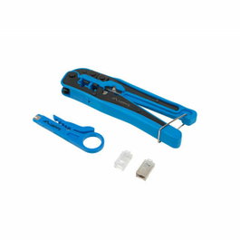 Lanberg NT-0303 Kit de redes con crimpadora y conectores RJ-45