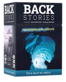 Tranjis Games Juego de Mesa Back Stories: Sola Bajo el Hielo - Juego Cooperativo Narrativo de Cartas para 1-6 Jugadores, Aventura con Decisiones y Múltiples Finales