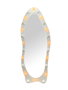 DKD Home Decor Espejo de Pared para Vestidor Moderno Blanco con Luz LED, Dimensiones: 70 x 10 x 180 cm, Marco MDF